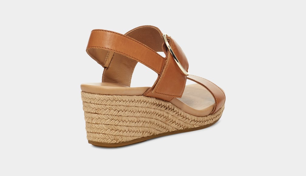 Brown Ugg Navee Women Sandals | 257086-UWN