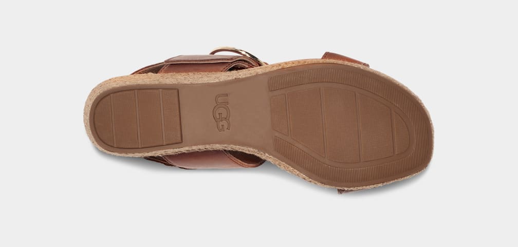 Brown Ugg Navee Women Sandals | 257086-UWN