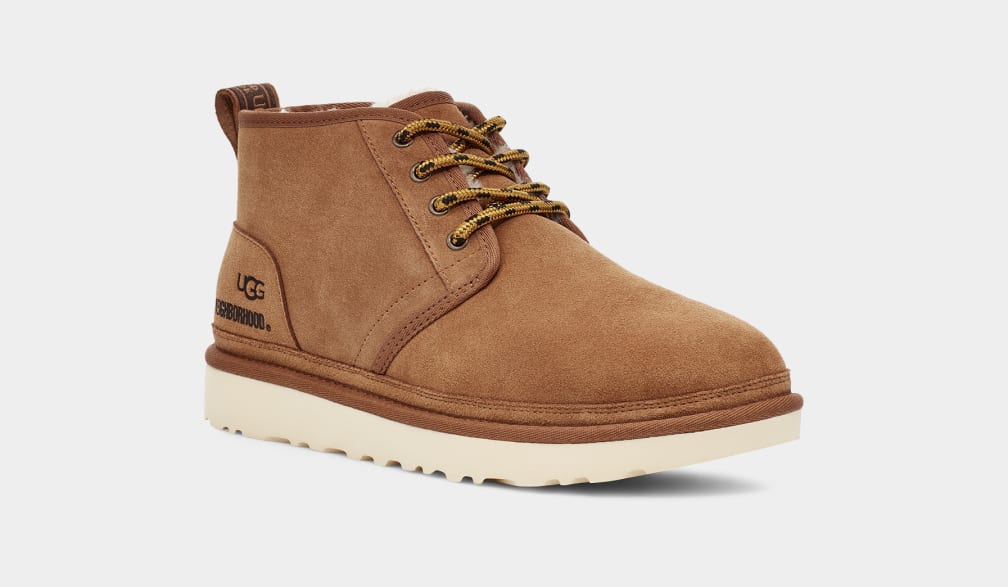 Brown Ugg Neighborhood Neumel Men Boots | 017645-LZR