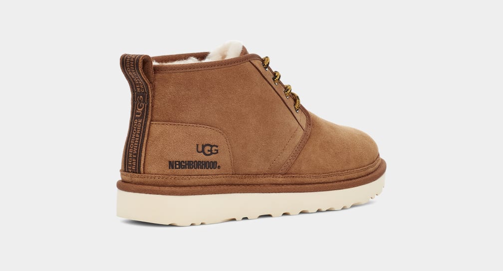 Brown Ugg Neighborhood Neumel Men Boots | 017645-LZR