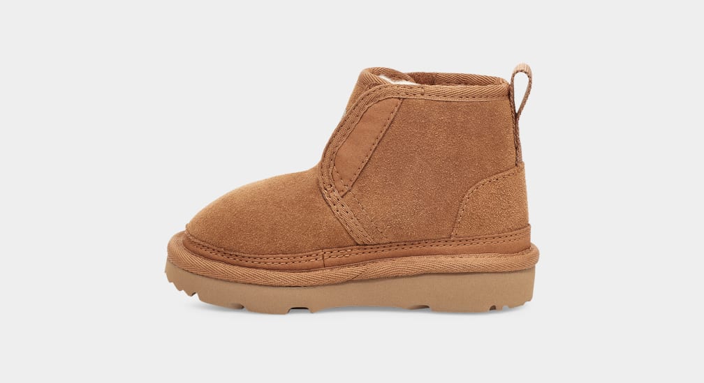 Brown Ugg Neumel EZ-Fit Kids' Boots | 691345-BFH