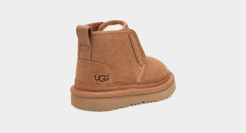 Brown Ugg Neumel EZ-Fit Kids' Boots | 691345-BFH