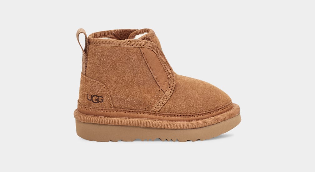 Brown Ugg Neumel EZ-Fit Kids\' Boots | 691345-BFH