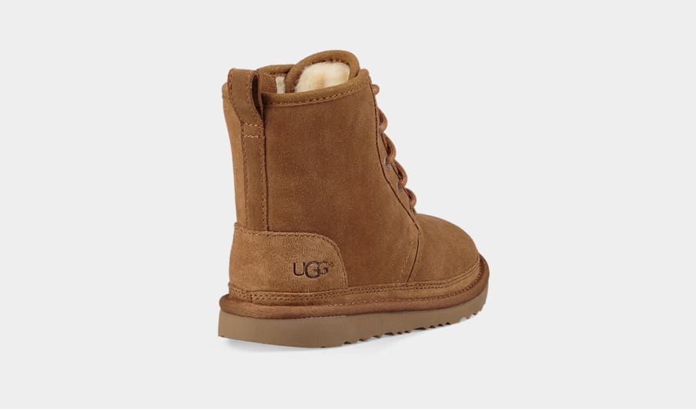 Brown Ugg Neumel High Kids' Boots | 321647-WYK