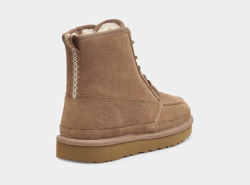 Brown Ugg Neumel High Moc Men Boots | 509318-NFB