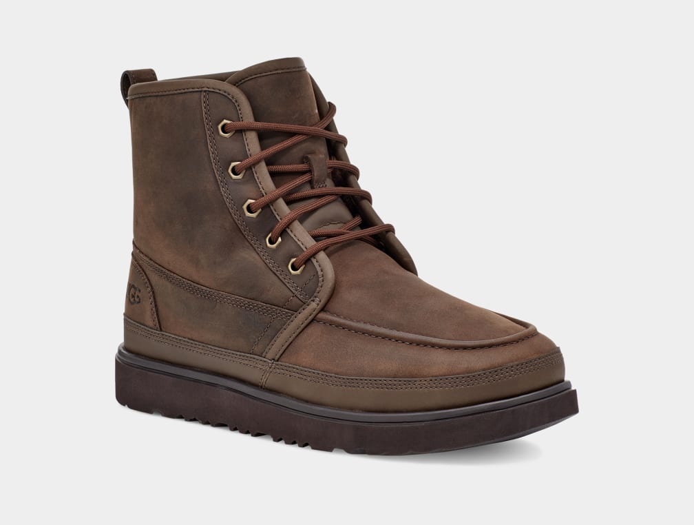 Brown Ugg Neumel High Moc Weather Men Boots | 210748-OHF