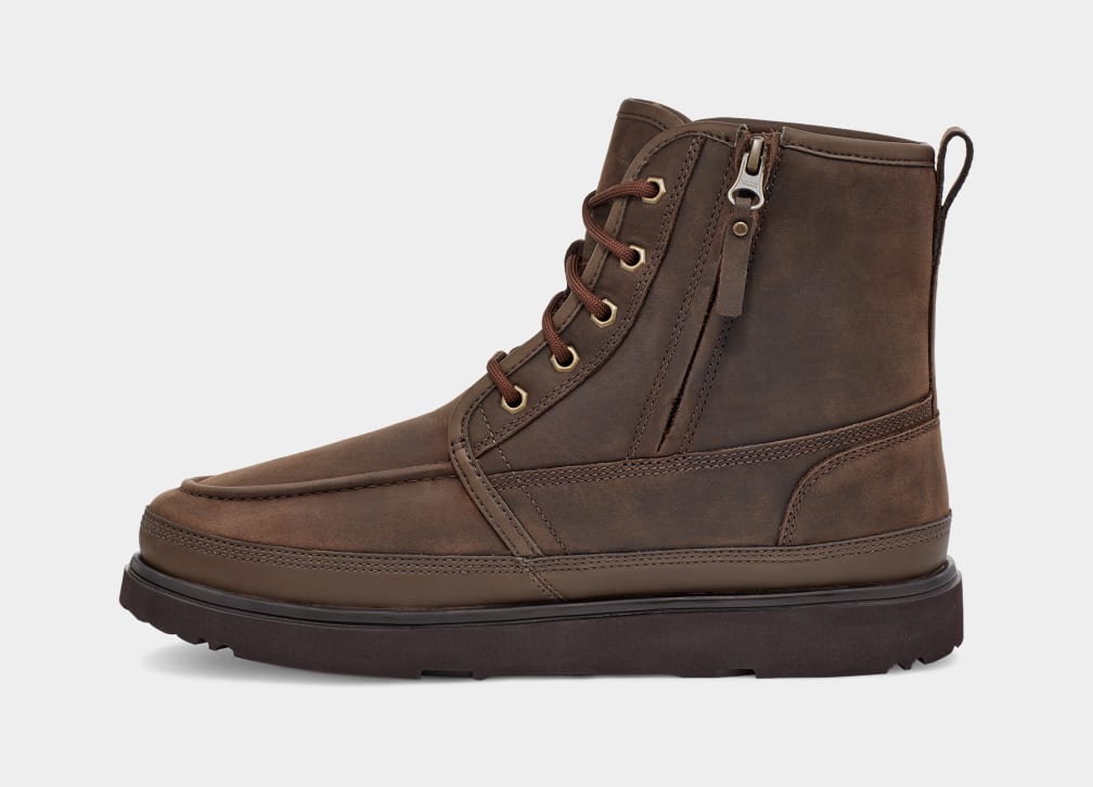 Brown Ugg Neumel High Moc Weather Men Boots | 210748-OHF