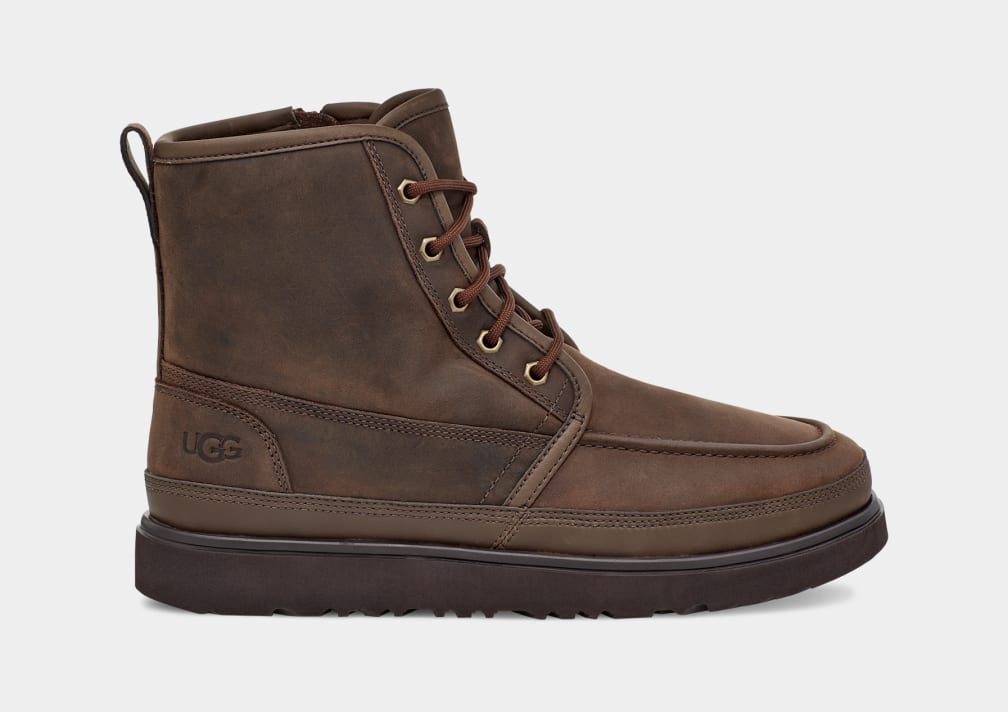 Brown Ugg Neumel High Moc Weather Men Boots | 210748-OHF