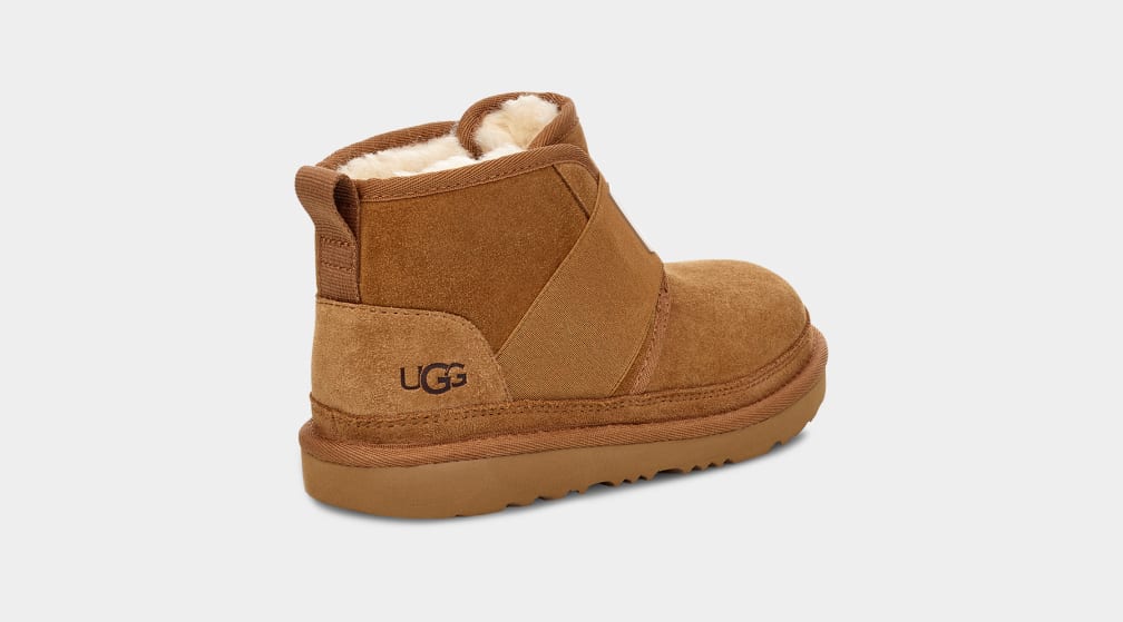 Brown Ugg Neumel II Graphic Kids' Boots | 175830-YIN