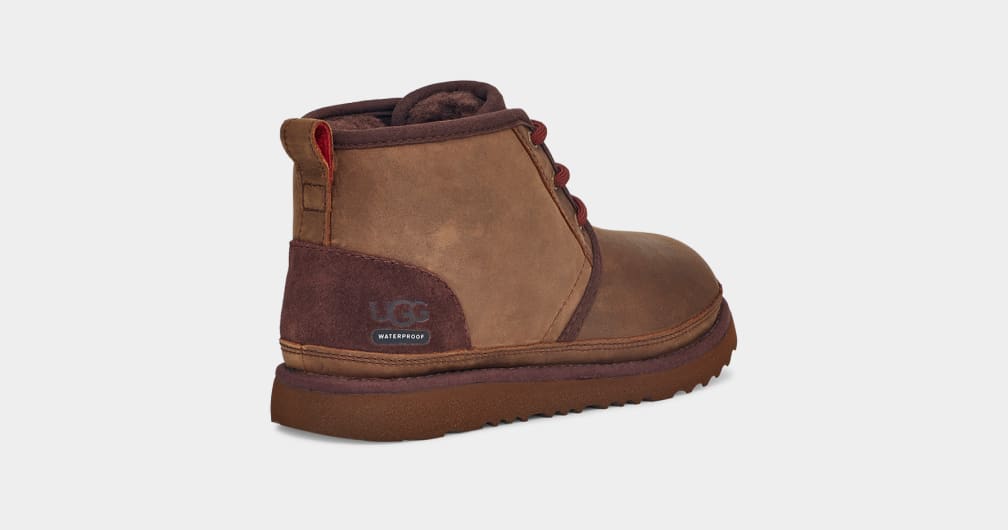 Brown Ugg Neumel II Weather Kids' Boots | 201654-CFJ