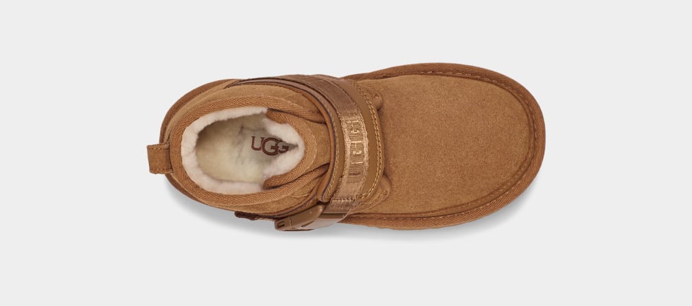 Brown Ugg Neumel Snapback Kids' Boots | 543260-YTX