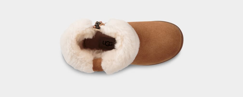 Brown Ugg Ramona Kids' Boots | 340172-VMO