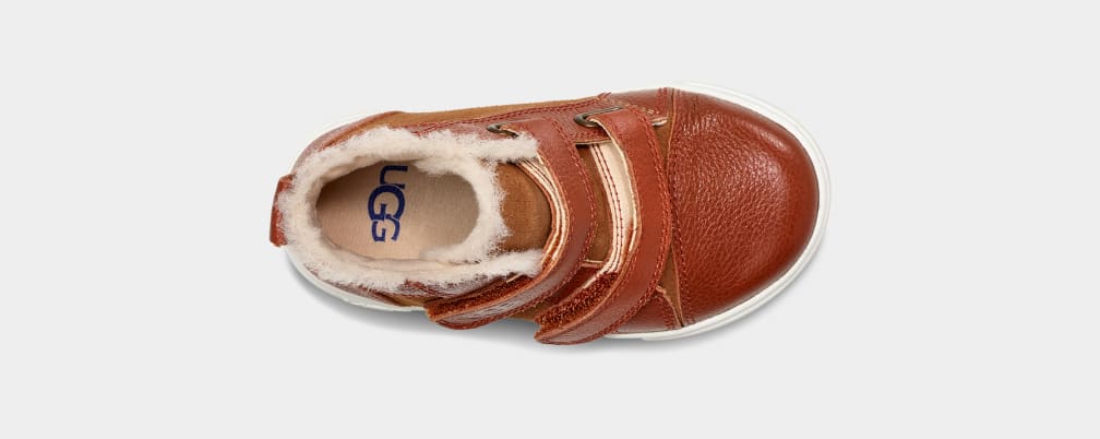 Brown Ugg Rennon II Kids' Sneakers | 094738-QES