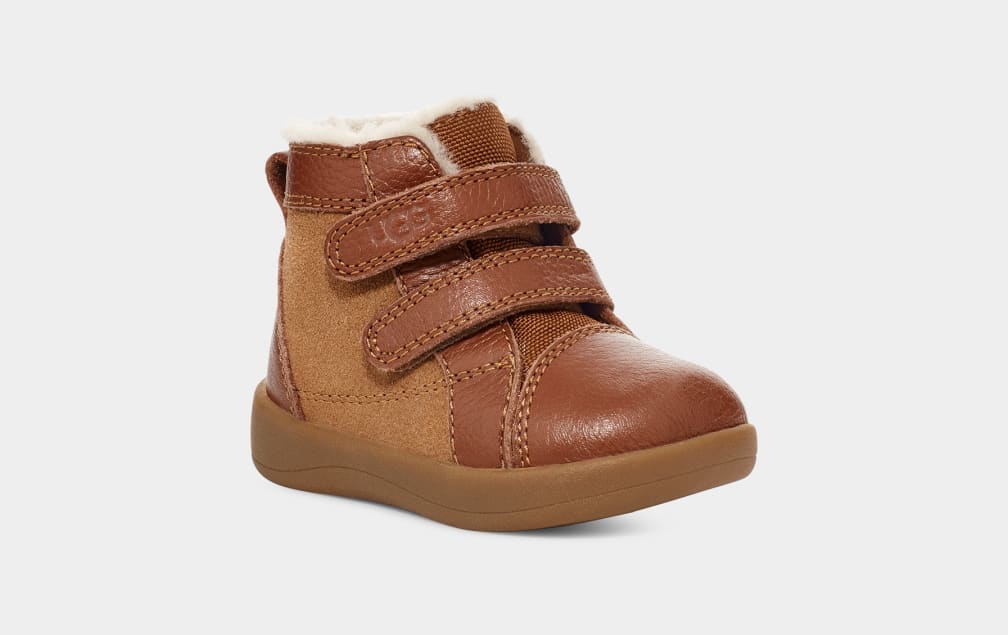 Brown Ugg Rennon II Kids' Sneakers | 264798-OSP