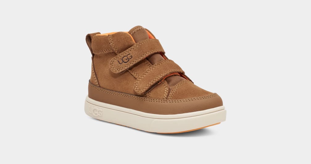 Brown Ugg Rennon II Weather Kids' Sneakers | 169423-FVX