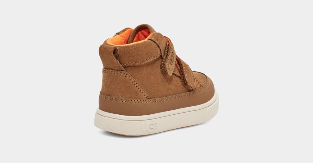 Brown Ugg Rennon II Weather Kids' Sneakers | 169423-FVX