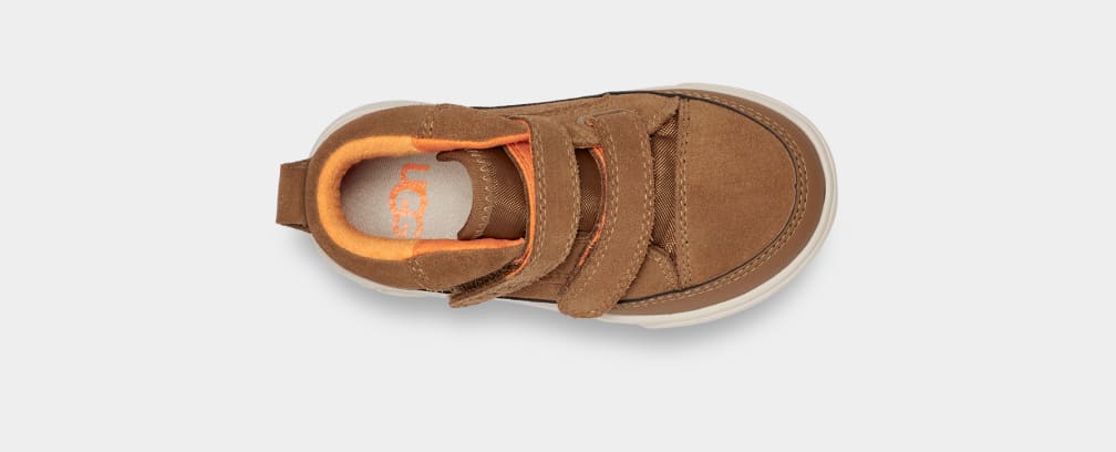 Brown Ugg Rennon II Weather Kids' Sneakers | 169423-FVX