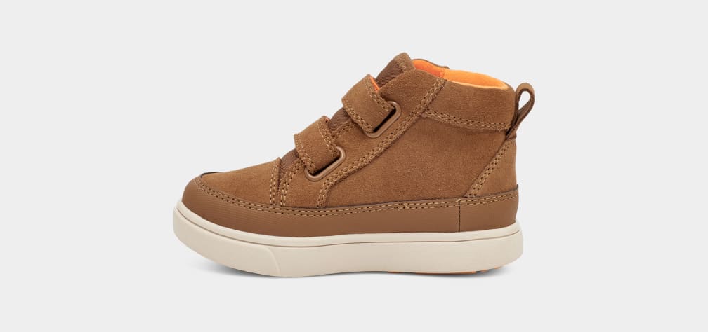 Brown Ugg Rennon II Weather Kids' Sneakers | 269501-MIC