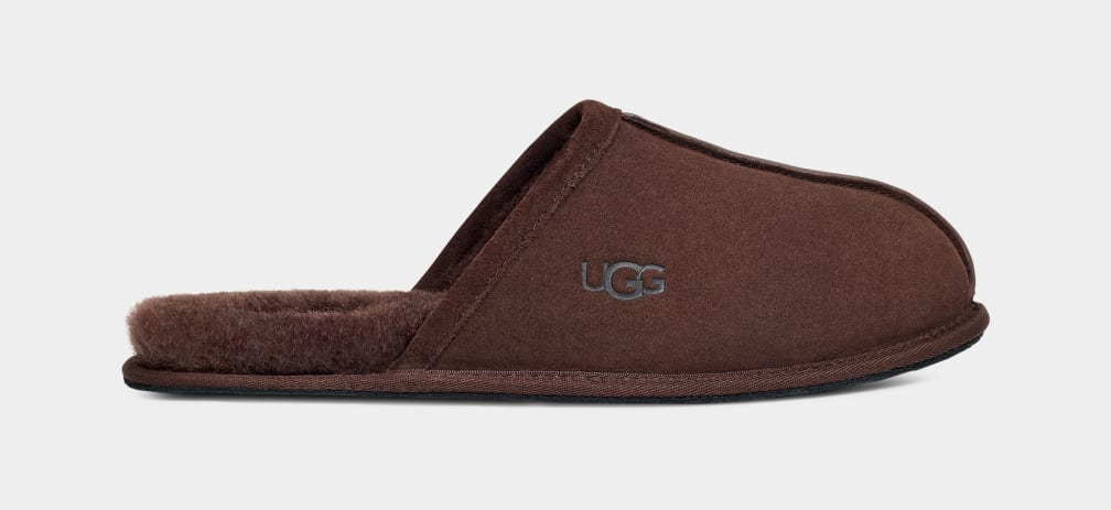 Brown Ugg Scuff Men Slippers | 891472-VDG