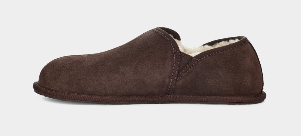 Brown Ugg Scuff Romeo II Men Moccasins | 974308-ABR