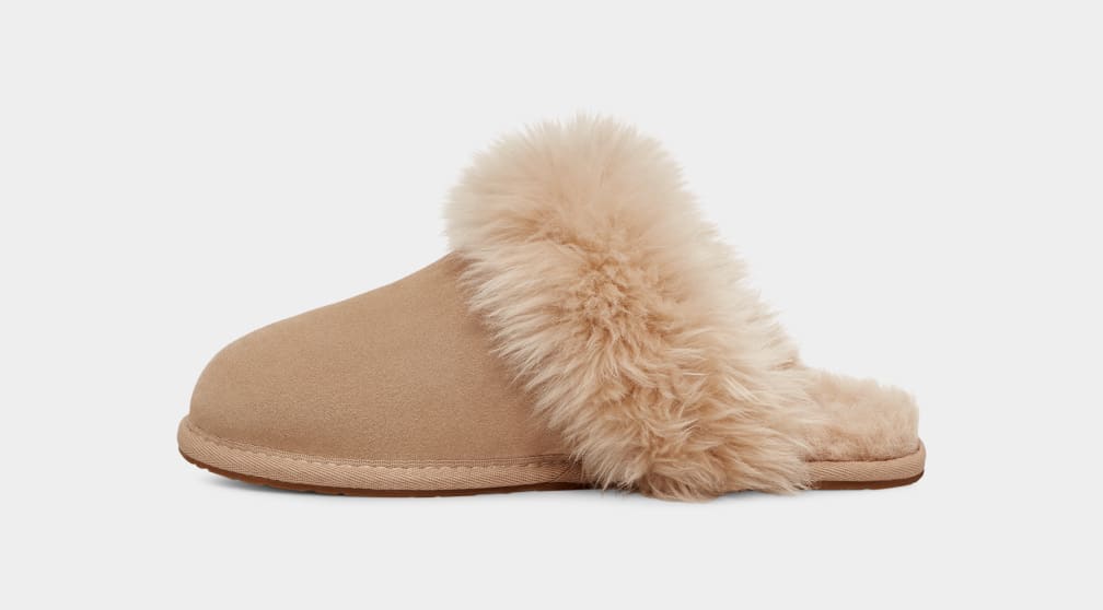 Brown Ugg Scuff Sis Women Slippers | 518307-BQR