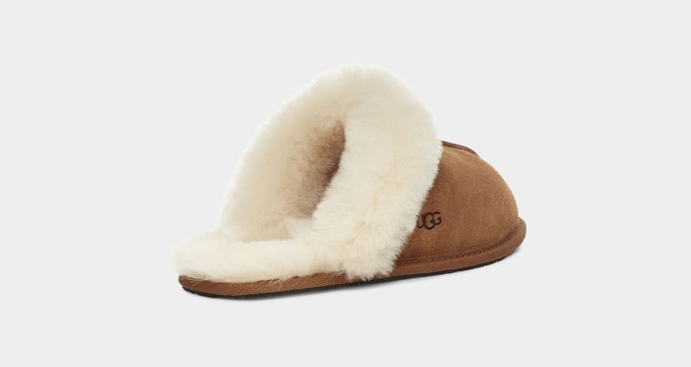 Brown Ugg Scuffette II Women Slippers | 473968-HKC