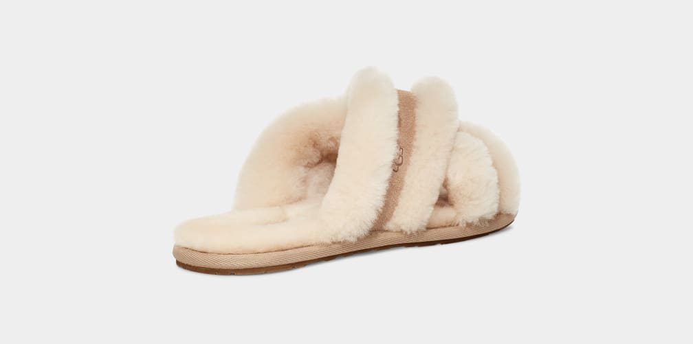 Brown Ugg Scuffita Women Slippers | 915082-SOW