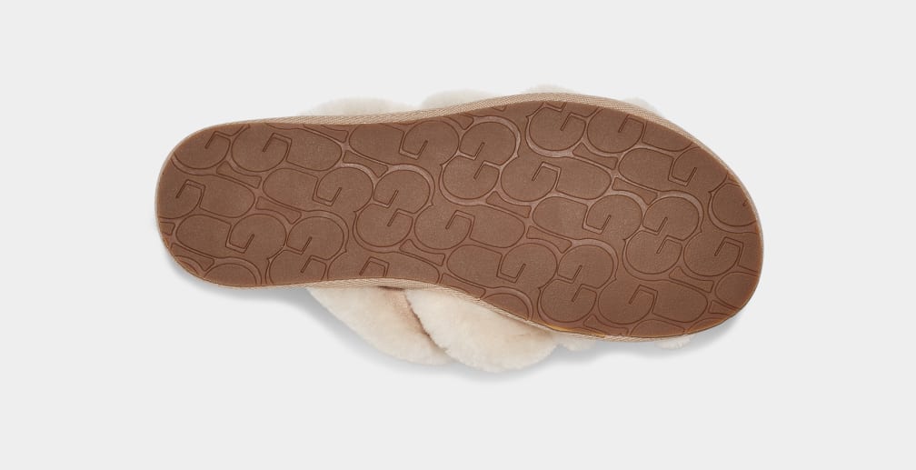 Brown Ugg Scuffita Women Slippers | 915082-SOW