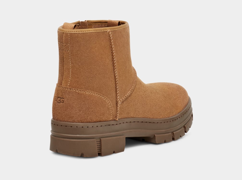 Brown Ugg Skyview Classic Pull-On Suede Men Boots | 053792-BMT