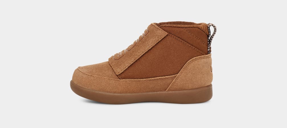 Brown Ugg Stryder Washable Kids' Sneakers | 807413-UQN