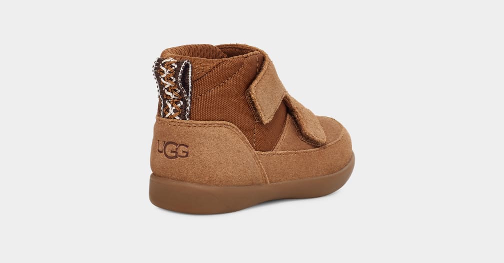 Brown Ugg Stryder Washable Kids' Sneakers | 807413-UQN