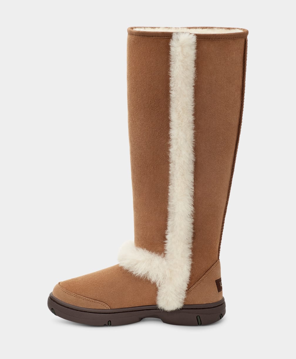 Brown Ugg Sunburst Extra Tall Women Boots | 285094-LWT