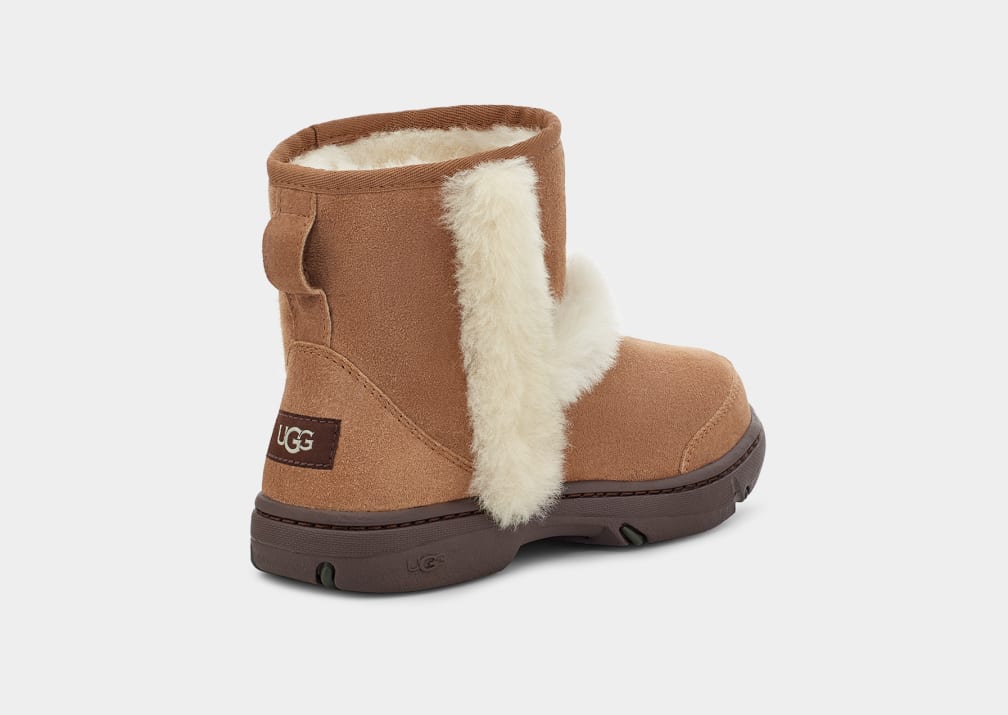 Brown Ugg Sunburst Mini Women Boots | 571864-DIY