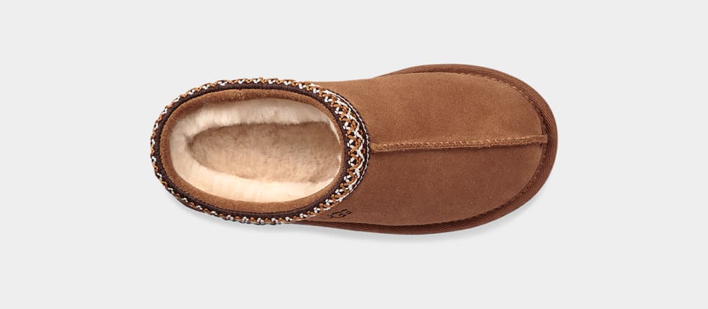 Brown Ugg Tasman II Kids' Slippers | 365894-EXL