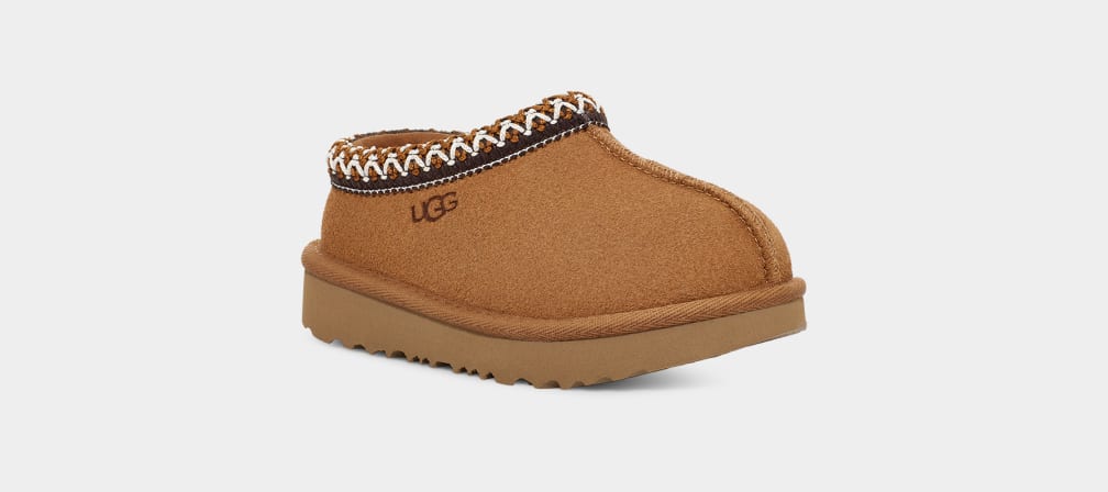 Brown Ugg Tasman II Kids' Slippers | 892610-KFO