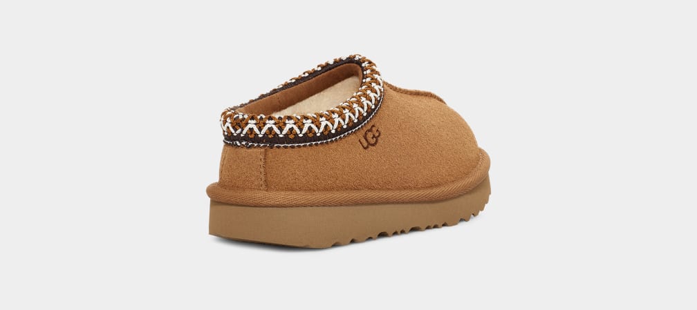 Brown Ugg Tasman II Kids' Slippers | 892610-KFO