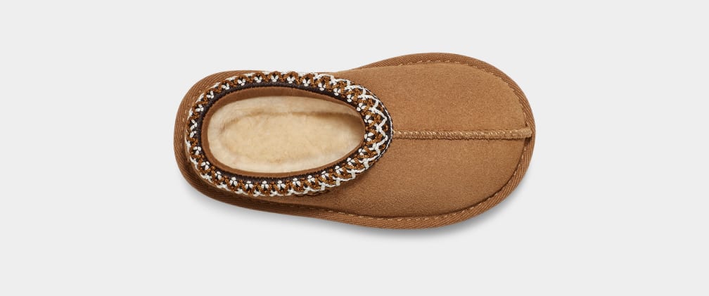 Brown Ugg Tasman II Kids' Slippers | 892610-KFO