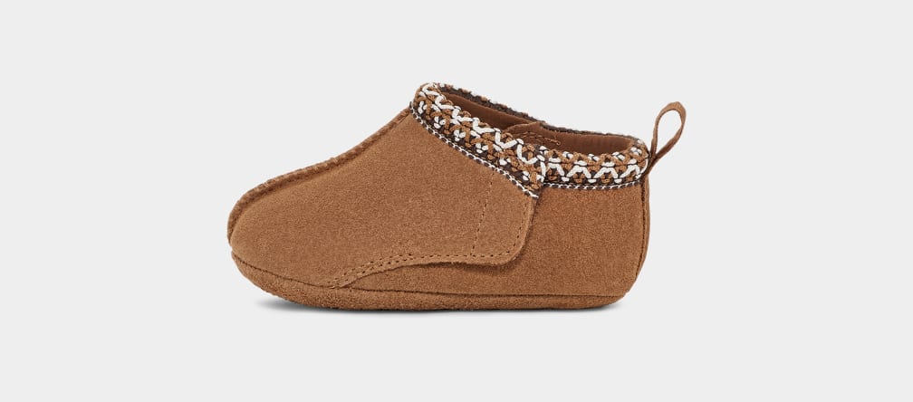 Brown Ugg Tasman Kids' Slippers | 928436-SXK