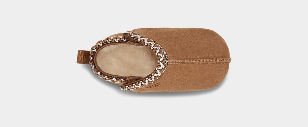 Brown Ugg Tasman Kids' Slippers | 928436-SXK