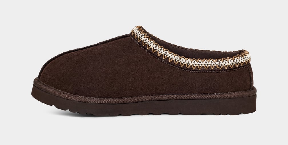 Brown Ugg Tasman Men Moccasins | 046972-CVA