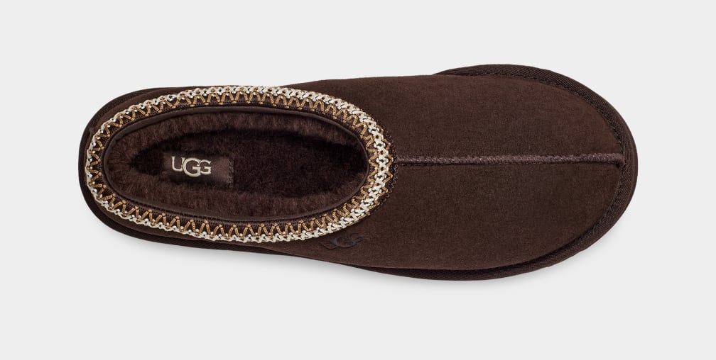 Brown Ugg Tasman Men Moccasins | 046972-CVA