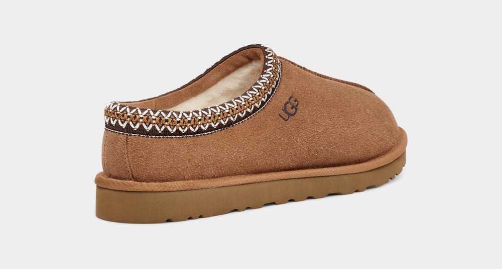 Brown Ugg Tasman Men Slippers | 592870-GCL