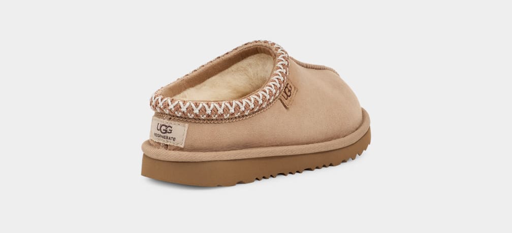 Brown Ugg Tasman Regenerate Kids' Slippers | 672935-RJO