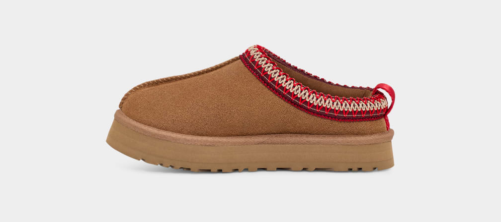 Brown Ugg Tazz Kids' Slippers | 135924-VXH