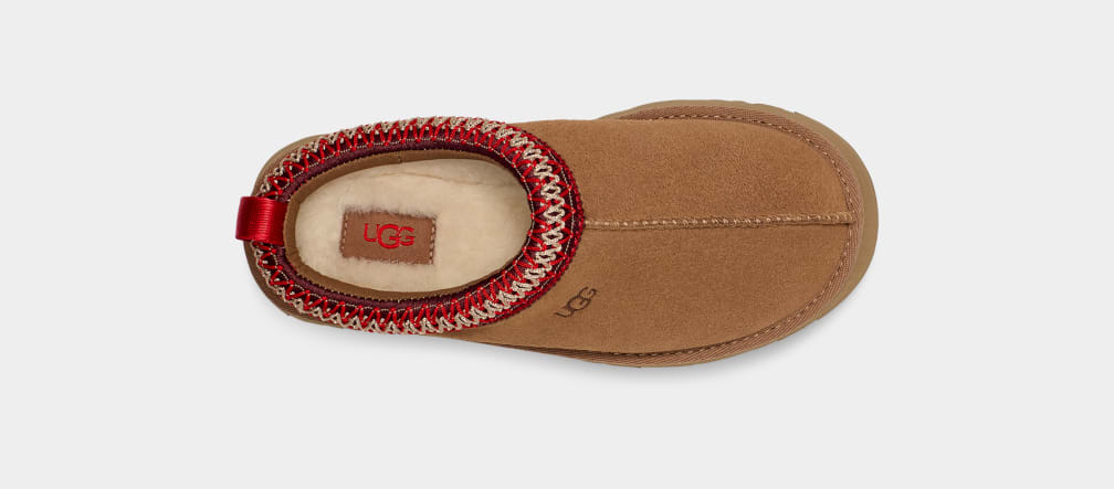 Brown Ugg Tazz Kids' Slippers | 135924-VXH