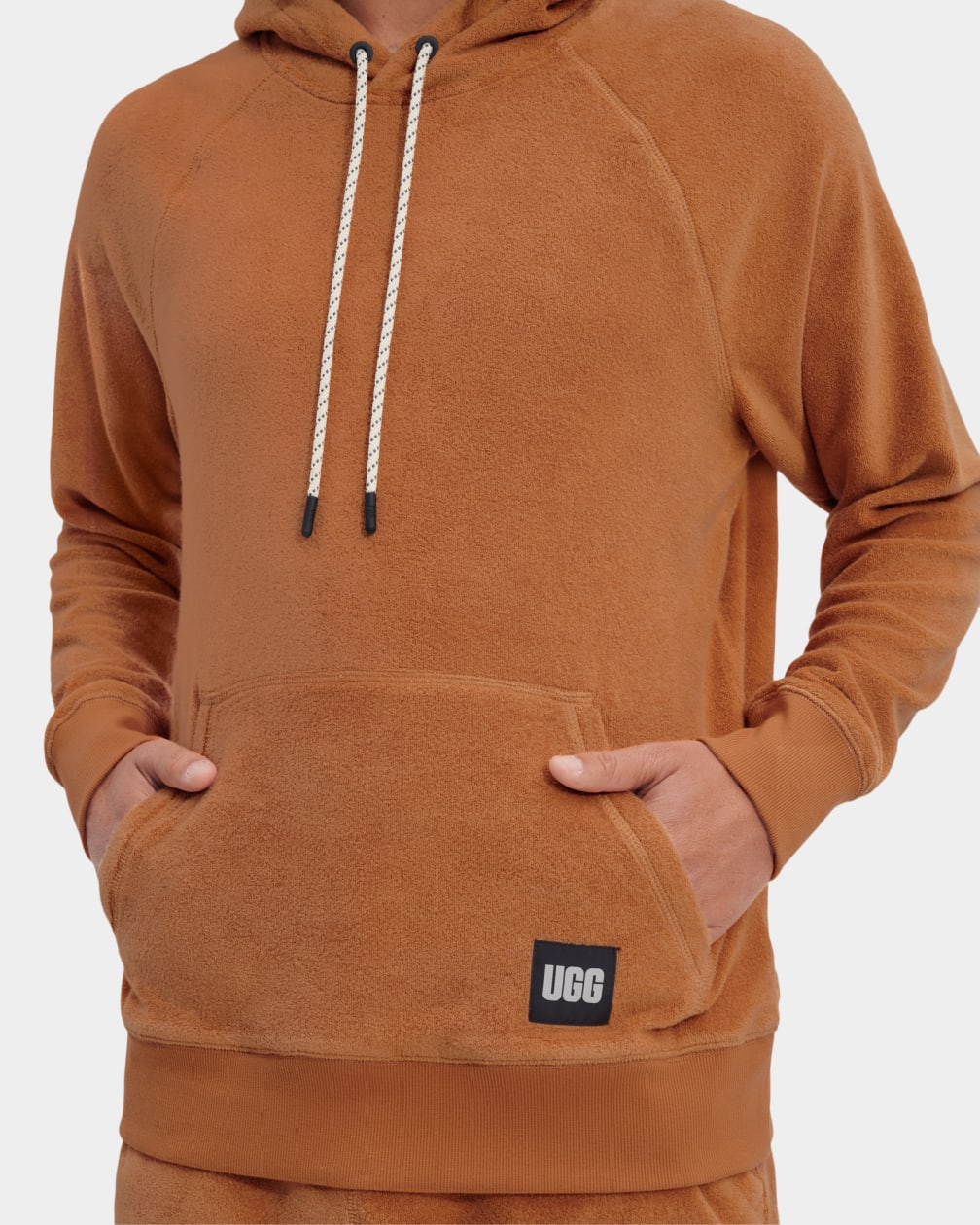 Brown Ugg Terrance Men Hoodie | 139824-HGP