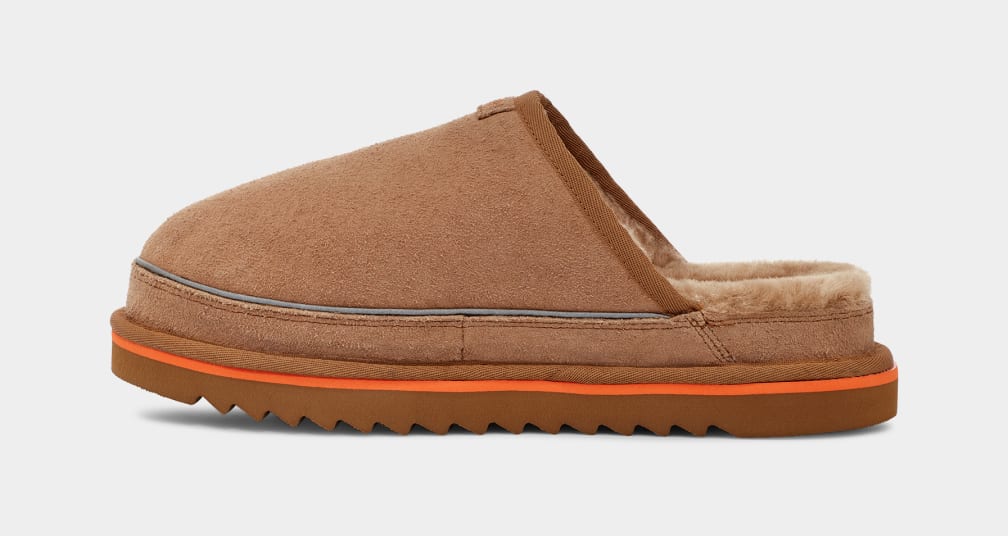 Brown / Orange Ugg Scuff Cali Wave Men Moccasins | 293408-WVC