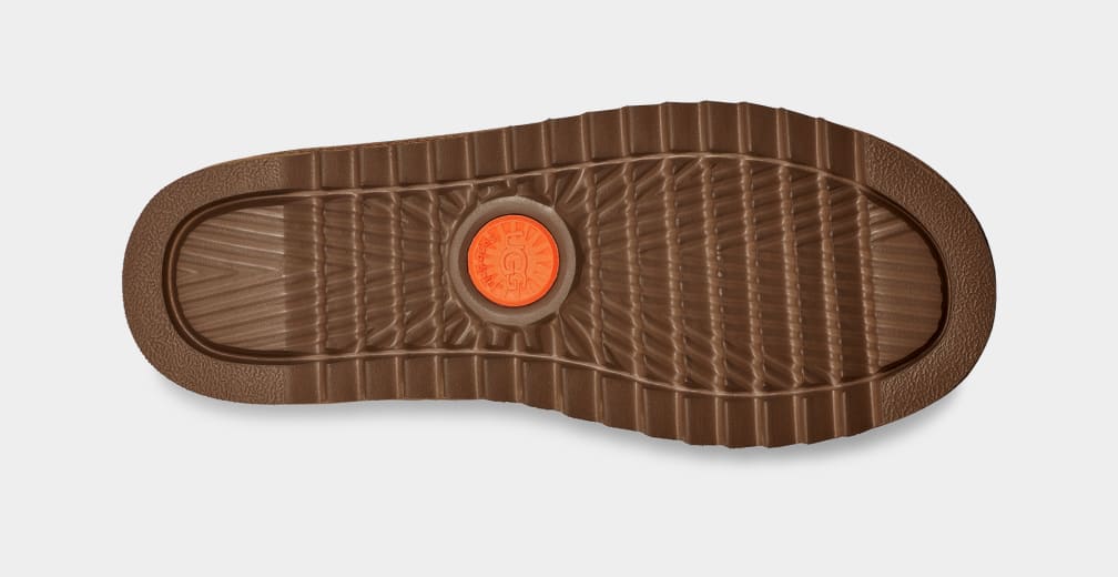 Brown / Orange Ugg Scuff Cali Wave Men Slippers | 192503-NDQ