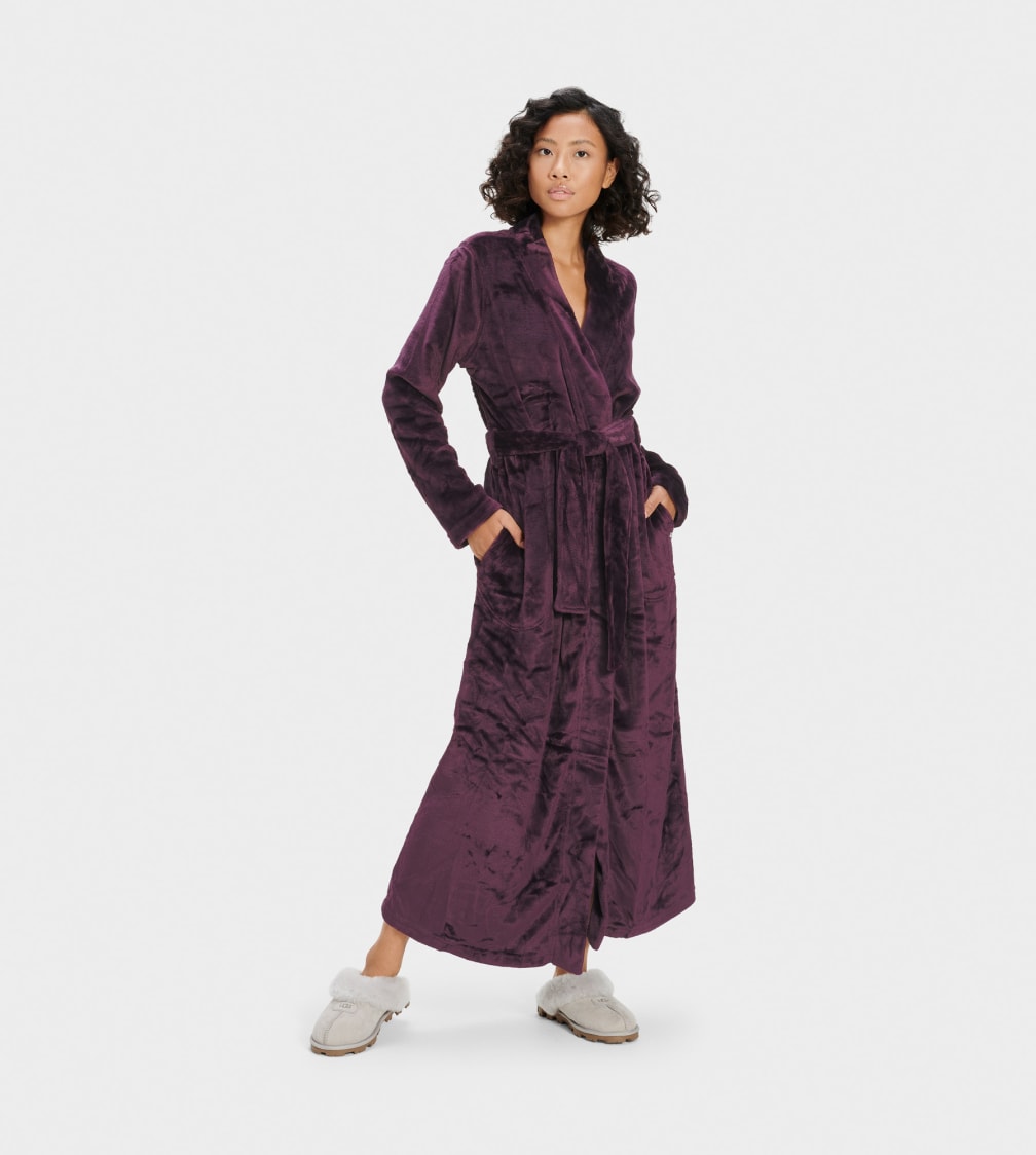 Burgundy Ugg Marlow Robe Women Sleepwear | 612093-DEY