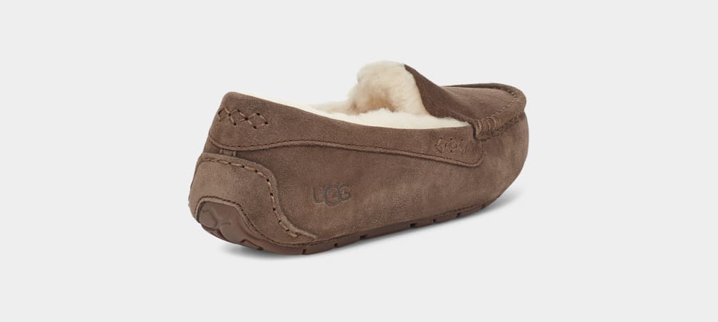 Chocolate Ugg Ansley Women Moccasins | 530829-IFU